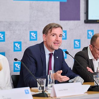 TK-Pressefoto: Interview zum TK-Gesundheitsreport 2023.